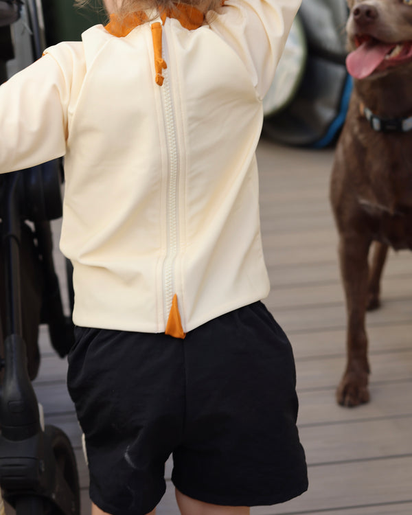 Heath - Coral & Wave Rashie