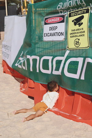 Heath - Coral & Wave Rashie