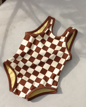 Bobby - Reversible checkered one piece