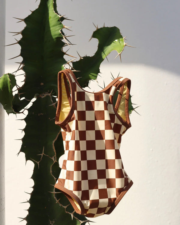 Bobby - Reversible checkered one piece