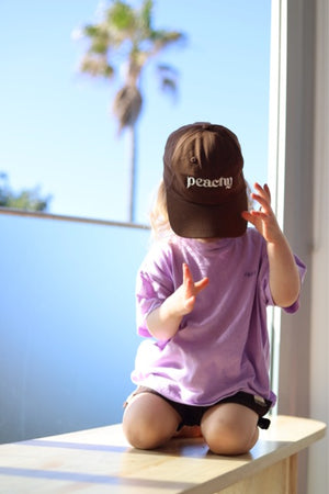 Peachy kids cap (brown)