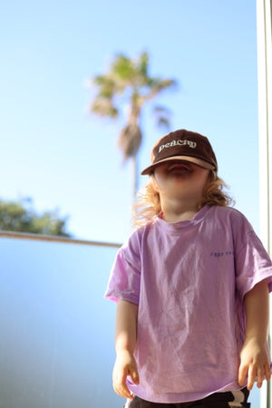 Peachy kids cap (brown)