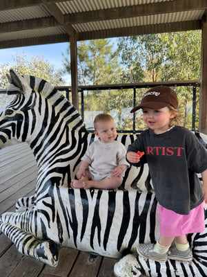 Peachy kids cap (brown)