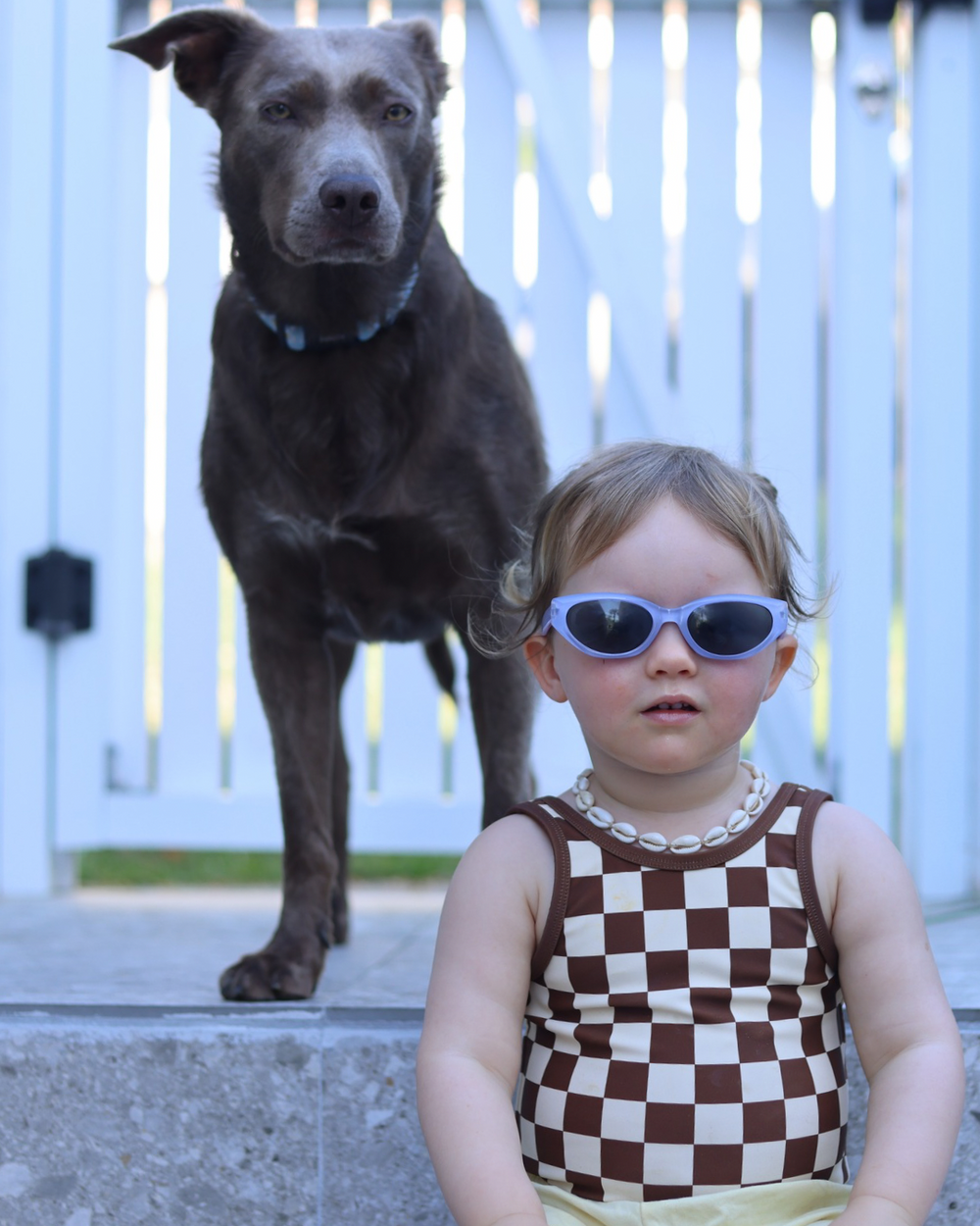 Bobby - Reversible checkered one piece